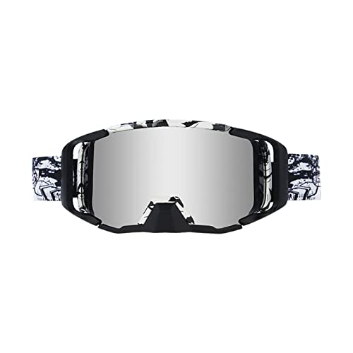 ORTUH Skibrille – Weites Sichtfeld – Snowboardbrille mit weichen Schwammpolstern – Stoßfester Schutz – Schneemobil-Ski-Skating-Brille, Skizubehör für Männer und Frauen