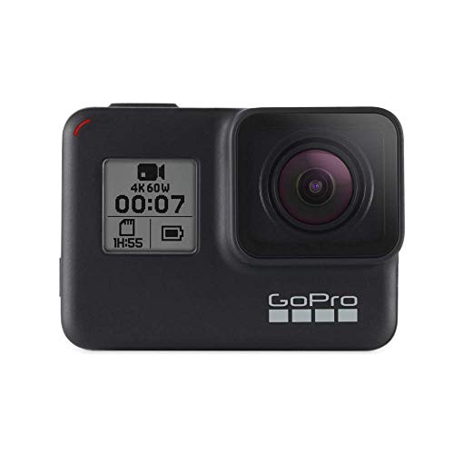 GoPro HERO7 Schwarz - wasserdichte digitale Actionkamera mit Touchscreen, 4K-HD-Videos, 12-MP-Fotos, Livestreaming, Stabilisierung