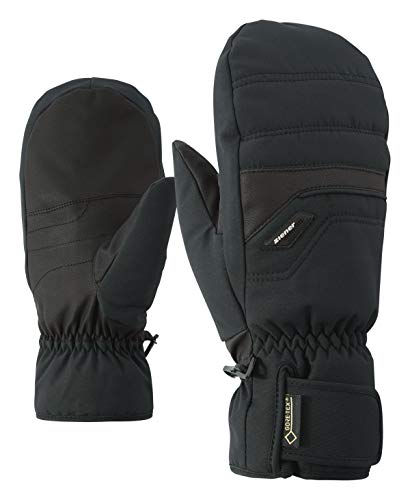 Ziener Herren GLYNDAL GTX Gore plus warm MITTEN glove ski alpine Ski-handschuhe / Wintersport | wasserdicht, atmungsaktiv, schwarz (black), 7.5
