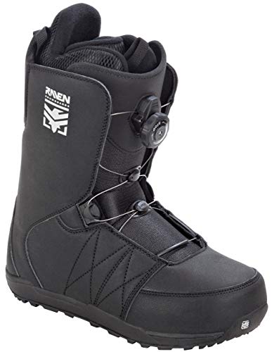 RAVEN Snowboard Boots Matrix ATOP mit Schnellverschluss (Black, 43 (28cm))