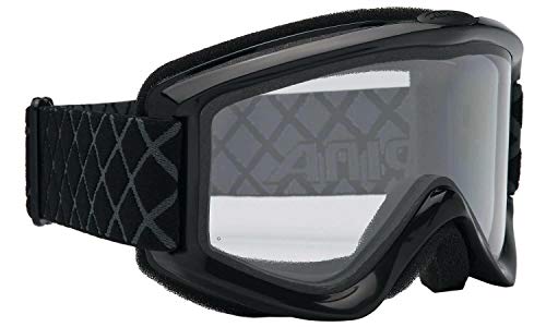 Alpina Unisex - Erwachsene Skibrille Smash 2.0 DH, Rahmenfarbe: Black, Linsenfarbe: Dl Clear S0, One size, 7075132