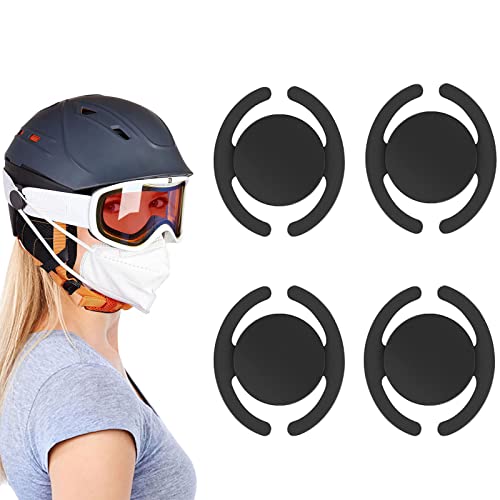 1/2 Paar Helmclip Maskenhalter Skihelm Halterung um Masken am Helm zu befestigen Maskenhalter Skihelm Maskenhalterung Snowboardhelm Helm Halterung (A-2 Paar, One Size)