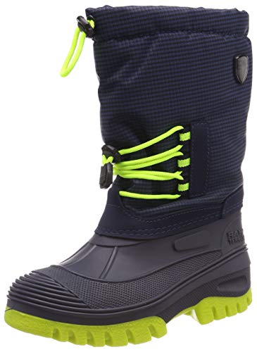 CMP Kids AHTO WP Snow Boots Bootsportschuhe, Black Blue, 31 EU