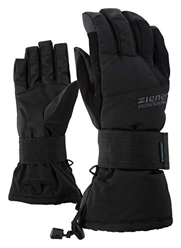 Ziener Erwachsene MERFOS AS(R) Glove SB Snowboard-Handschuhe/Wintersport | Wasserdicht, Atmungsaktiv, Black, 7.5