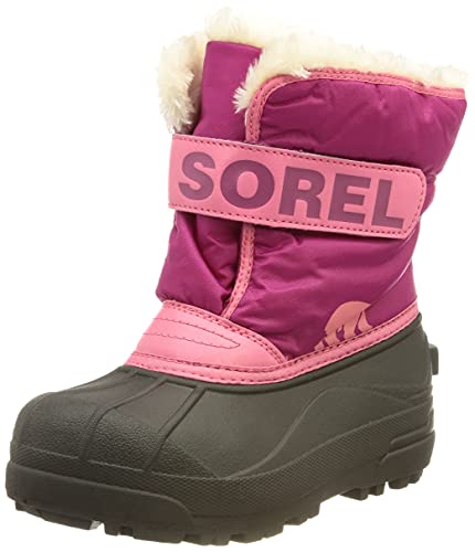 Sorel Kinder Winterschuhe, CHILDRENS SNOW COMMANDER, Rot (Tropic Pink/Deep Blush), Größe: 27