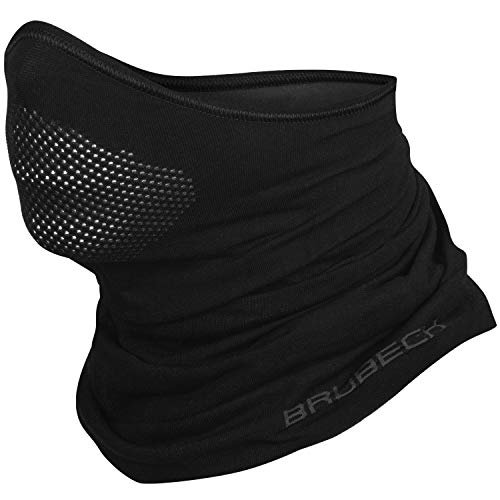 BRUBECK X-Pro halbe klimaoaktive Gesichtsmaske Sturmhaube Sturmmaske, Größen: S/M; Farbe: X-Pro / Black