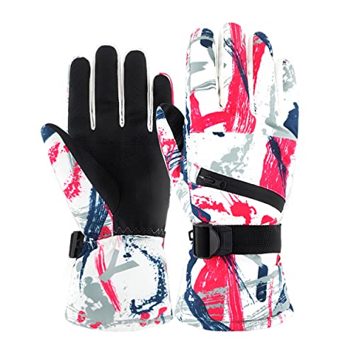 Touchscreen Winter wasserdicht Ski-Handschuhe Schneemobil Klettern HITNEXT Thermo-Snowboard-Handschuhe Handschuhe für Herren und Damen Sport Radfahren 