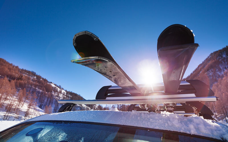 EJP-SKI Skidachtägeraufsatz passend für Stahl und Aluminiumdachträger aller Marken in 400 mm Breite 